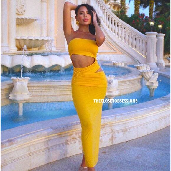 ZARA BLOGGER FAVE!!! Strapless Fitted Long Dress NWT LAST ONE!!! - Picture 6 of 16